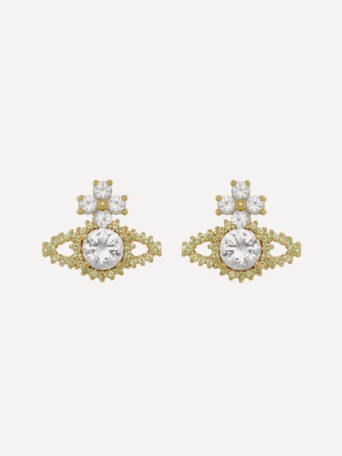 Vivienne Westwood Gold-Tone Valentina Orb Stud Earrings