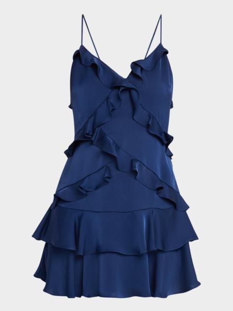 RAMY BROOK Maria Ruffle Mini Dress
