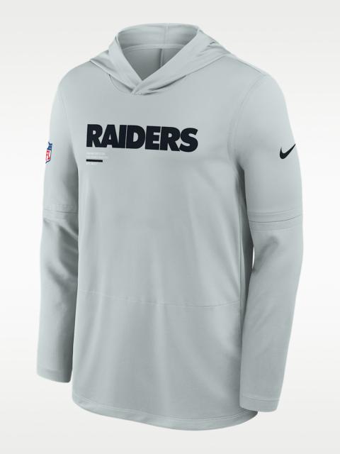 Nike Las Vegas Raiders Pure Fury Sideline Men's Nike Dri-FIT NFL Long-Sleeve Hooded Top