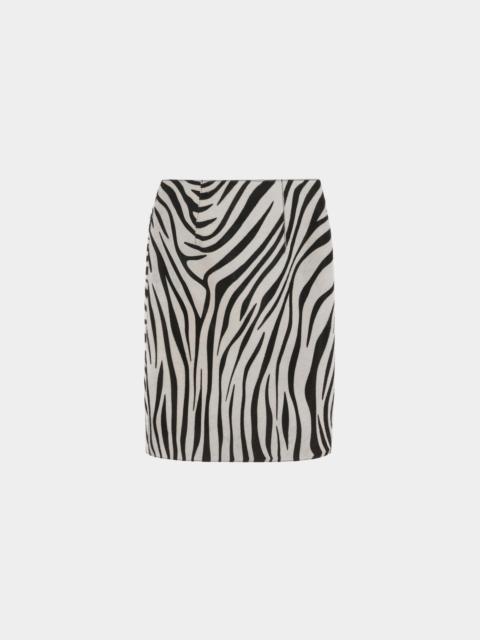 16ARLINGTON DELTA MIDI SKIRT IN COWHIDE