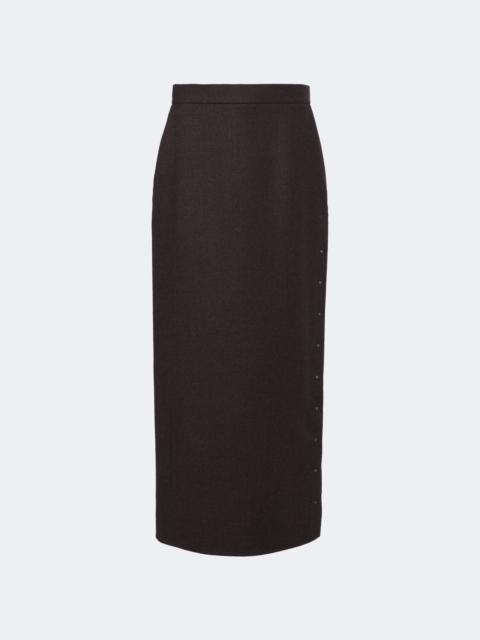 Max Mara Virgin wool maxi skirt