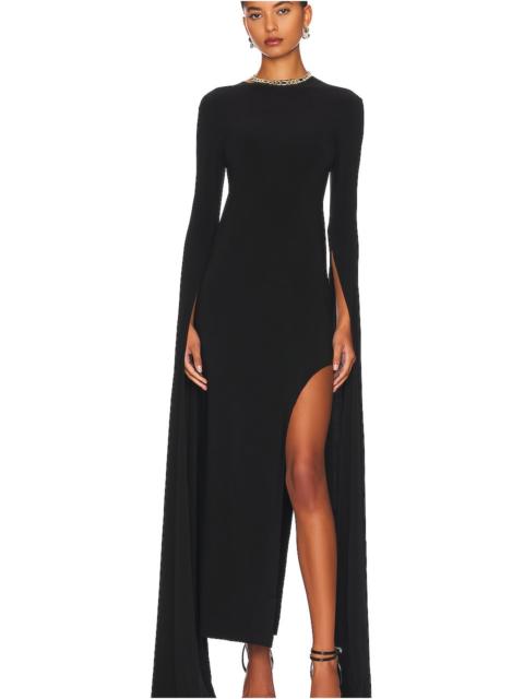 NORMA KAMALI Ribbon Sleeve Gown