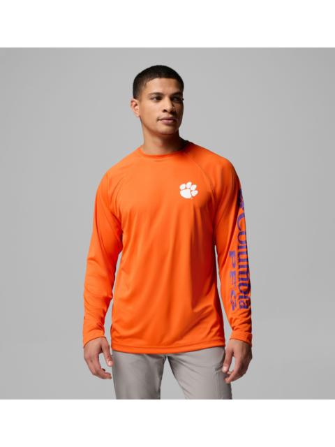 Columbia Men's Collegiate PFG Terminal Tackle Long Sleeve Shirt - Clemson
