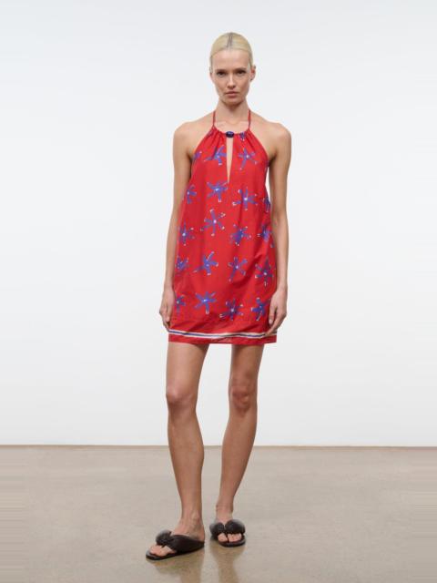 STAUD STAUD DANI DRESS PAINTED FOULARD