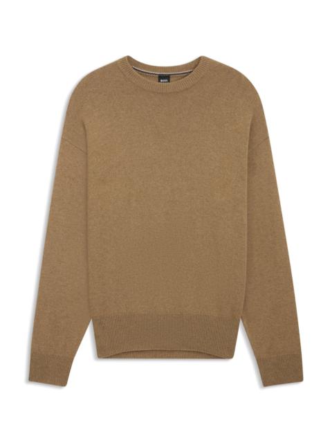 BOSS VIRGIN-WOOL SWEATER IN A RELAXED FIT