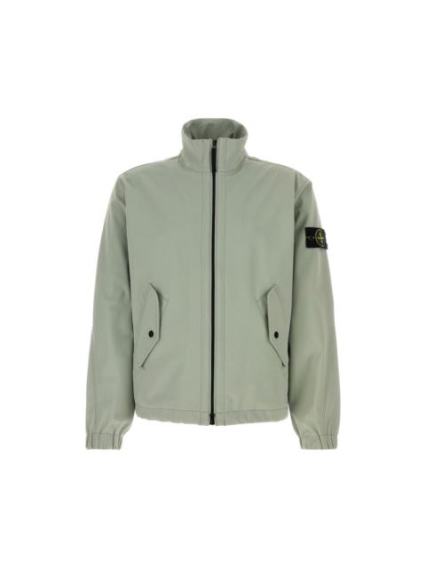 Stone Island STONE ISLAND Mint Green Stretch Polyester Jacket New & Authe