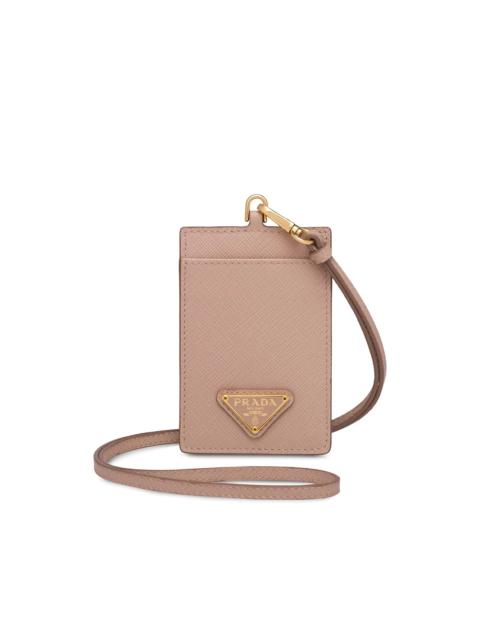 Prada logo plaque mini bag