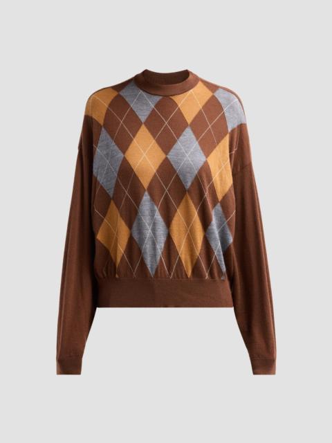 RONNY KOBO Women's Bradley Cashmere-Blend Sweater - Palm Combo