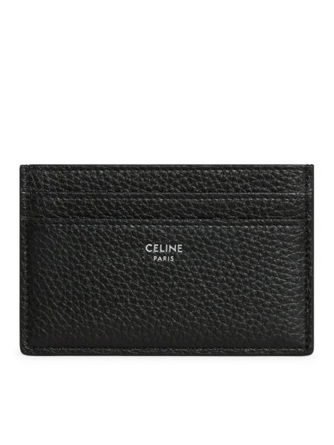 CELINE GRANATE CALFSKIN LEATHER CARD HOLDER