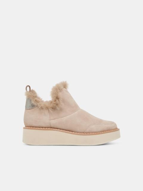 dolce vita ARDY PLUSH H2O BOOTIES TAUPE SUEDE