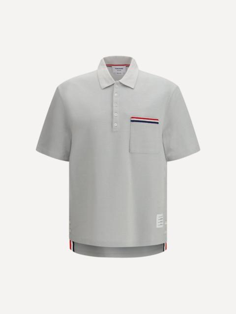 Thom Browne Short-sleeve Polo with chest pocket