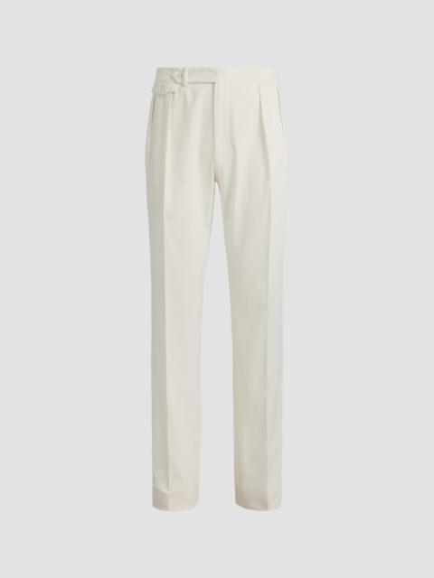 Ralph Lauren Men's Silk Straight-Leg Chino Trousers - Classic Cream