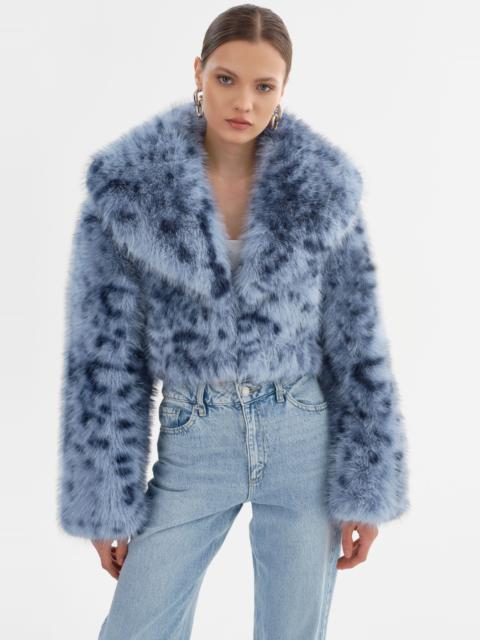 LAMARQUE DANIKA LEO | Faux Fur Crop Jacket