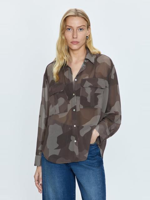 PISTOLA REESE SHEER SHIRT - CAMO