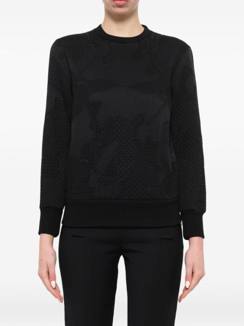 Neil Barrett embossed panelled sweatshirt