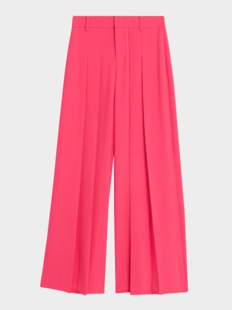 Alice + Olivia Blaire High-Rise Pleated Trousers