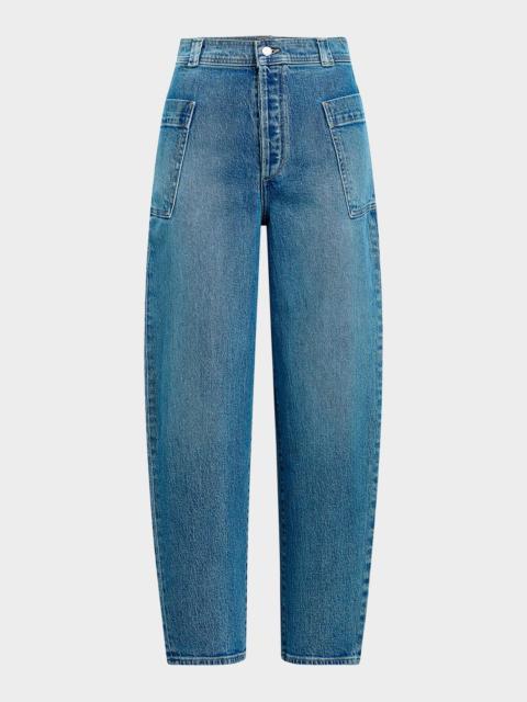 Joe's Jeans The Phoebe Patch Pocket Barrel-Leg Jeans