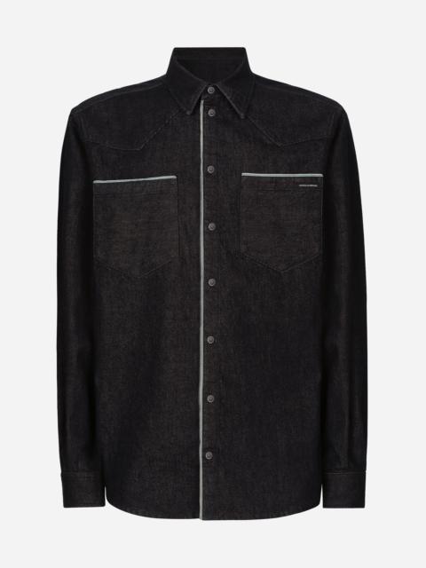 Dolce & Gabbana Selvedge denim Gold-fit shirt