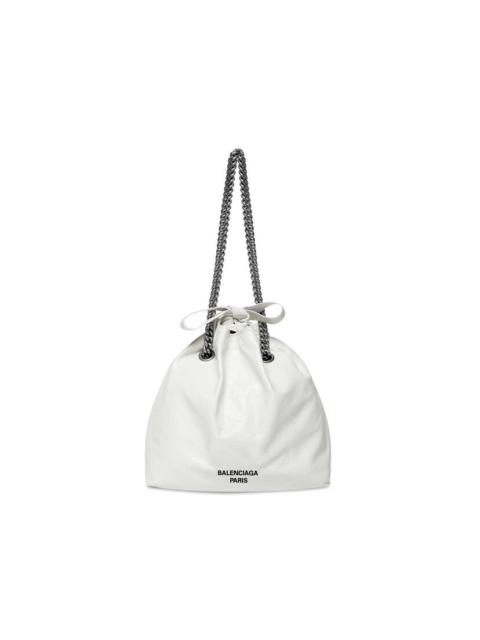 Women's Crush Small Tote Bag in Optic White