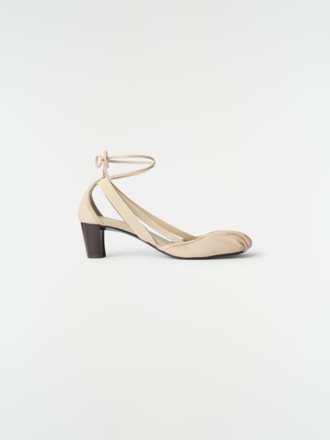 Lemaire 55 MM PEDILLE HEELED BALLERINAS IN GOAT LEATHER