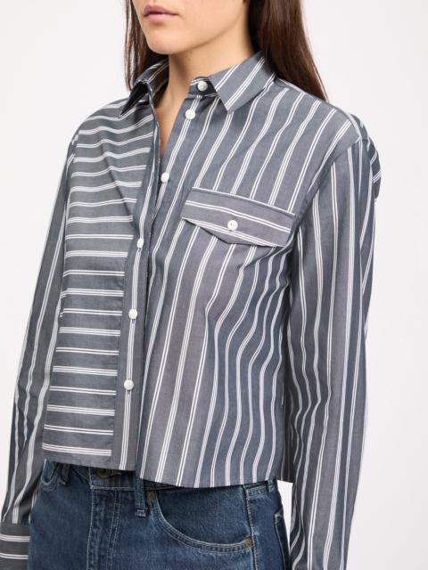 rag & bone Mina Striped Poplin Shirt