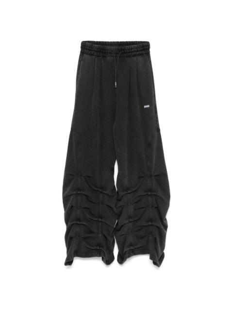 pleat-detailing  track pants