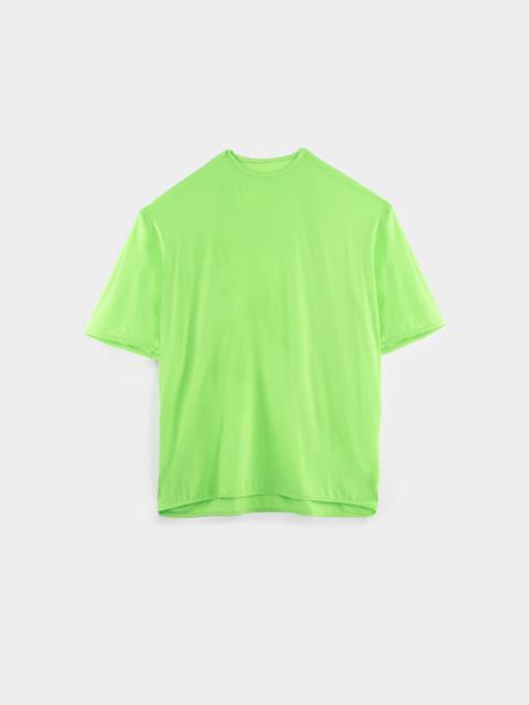 STRETCH OVER T-SHIRT / fluo green