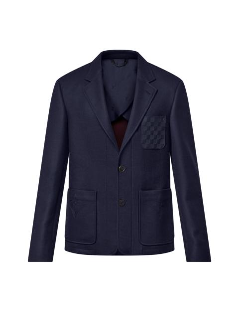 Louis Vuitton Wool-Silk Blend Flannel Blazer