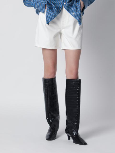 Ecru Kat denim shorts