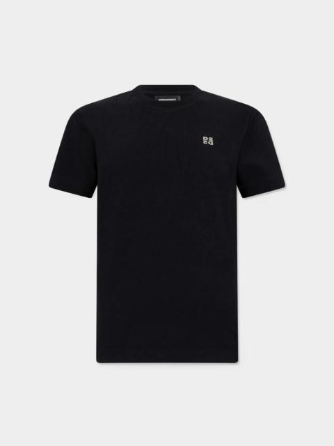 DSQUARED2 METAL D2 UPSIDE DOWN REGULAR FIT T-SHIRT