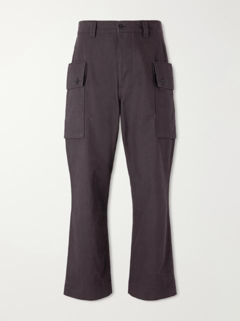 MARGARET HOWELL Straight-Leg Cotton-Twill Cargo Trousers