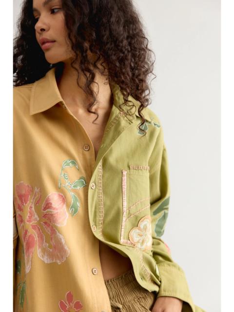 FREE PEOPLE We The Free Nosara Embroidered Button Down Top