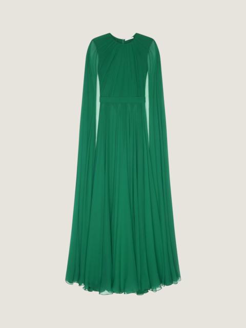Givenchy EVENING DRESS IN SILK CREPON WITH CAPE