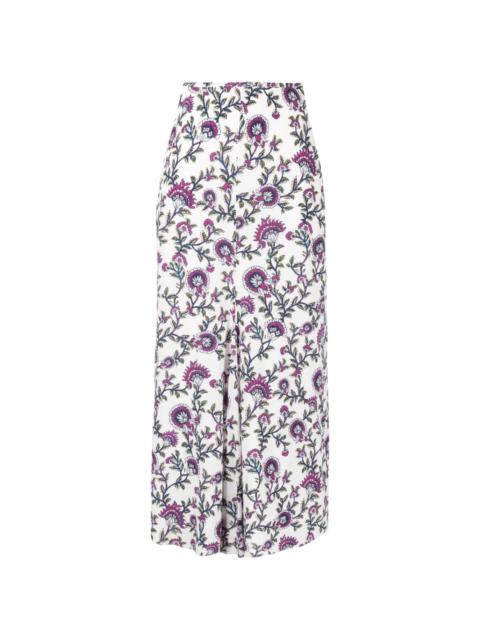 Isabel Marant high-waisted floral-print skirt