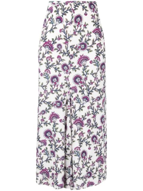 Isabel Marant high-waisted floral-print skirt