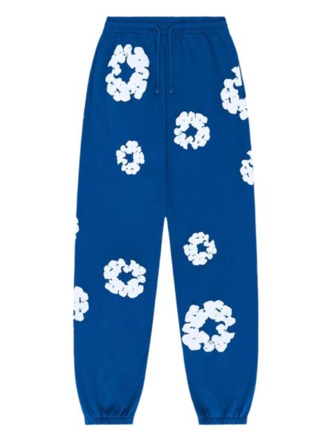DENIM TEARS flower-print drawstring track pants