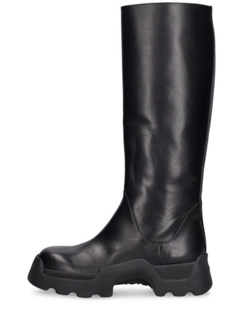 Proenza Schouler 35mm Stomp leather tall boots