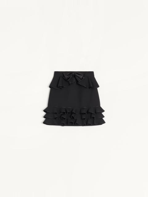 Valentino CREPE COUTURE SHORT SKIRT