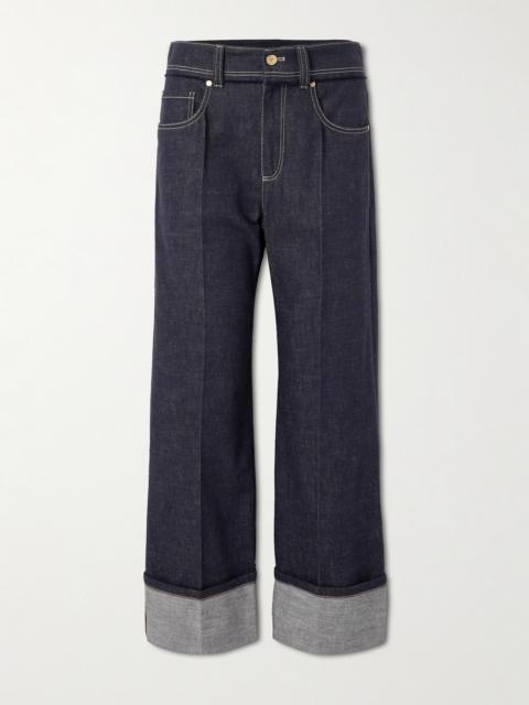 Brunello Cucinelli High-rise Wide-leg Jeans