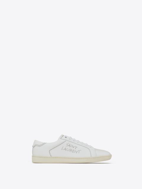 SAINT LAURENT sl/08 low-top sneakers in smooth leather