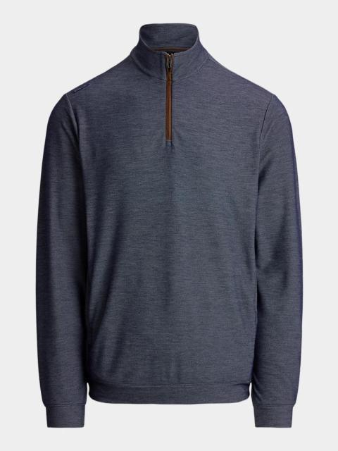 Polo Ralph Lauren Men's Golf Quarter-Zip Mesh Sweatshirt