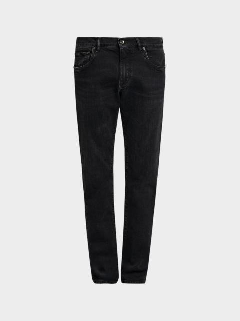 Dolce & Gabbana Men's Black Denim Skinny Jeans