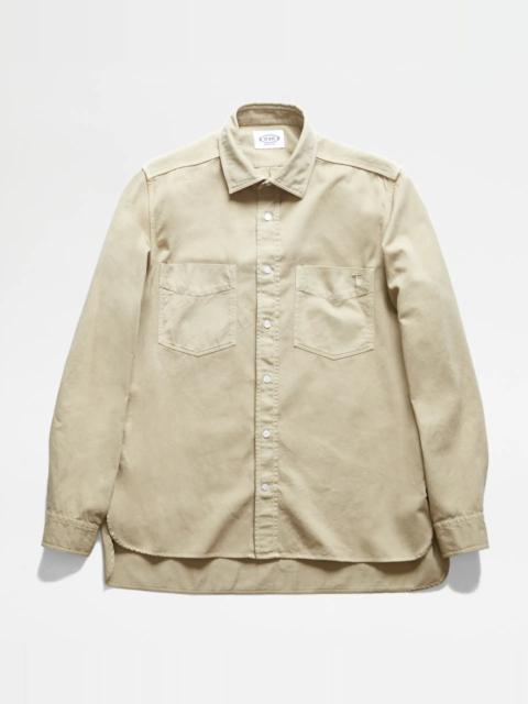 Tod's DOUBLE POCKET SHIRT - BEIGE