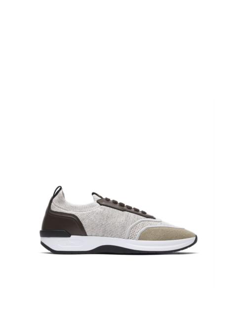Brioni Cotton and linen blend sneakers