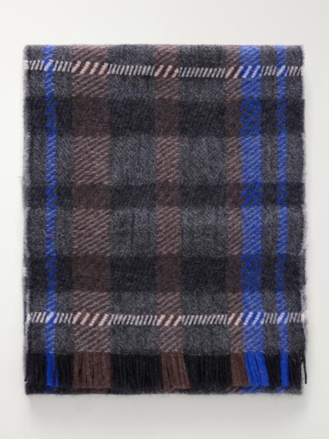 Johnstons of Elgin Hirta Checked Cashmere Scarf