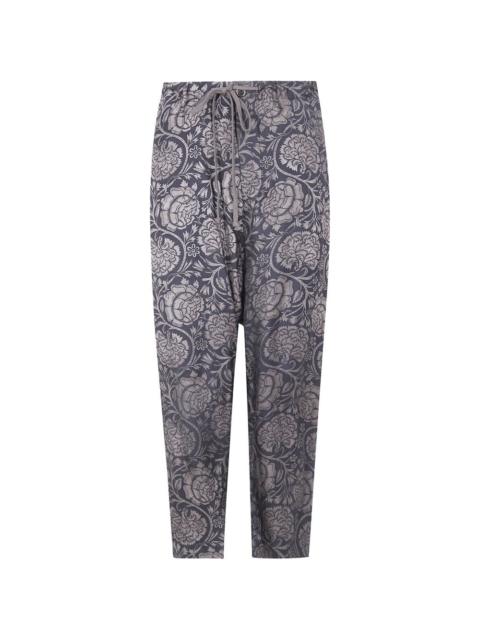 UMA WANG floral-print trousers
