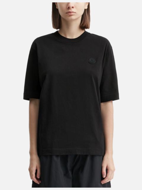 SILICONE LOGO PATCH COTTON T-SHIRT