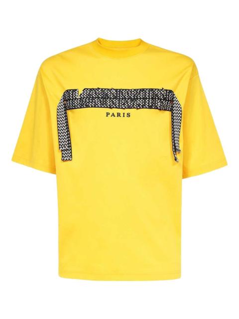 Lanvin chevron-detail cotton T-shirt