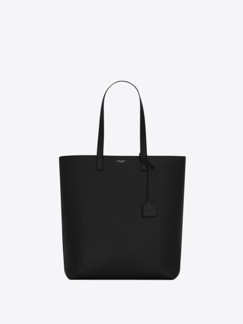 SAINT LAURENT bold shopping bag in grained leather