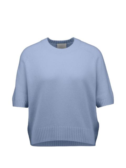 Allude short-sleeve cashmere sweater